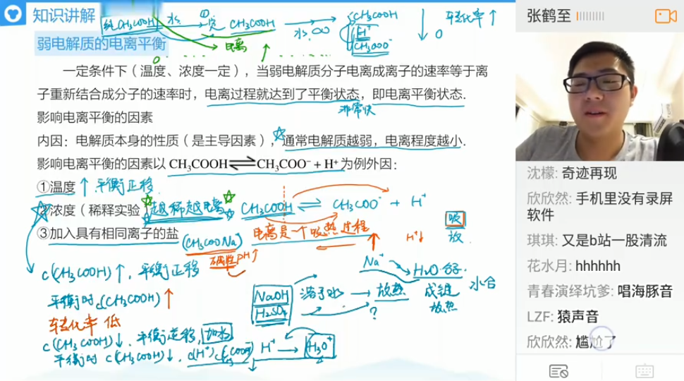 张鹤至 高二秋季化学系统班猿辅导（（视频+讲义））