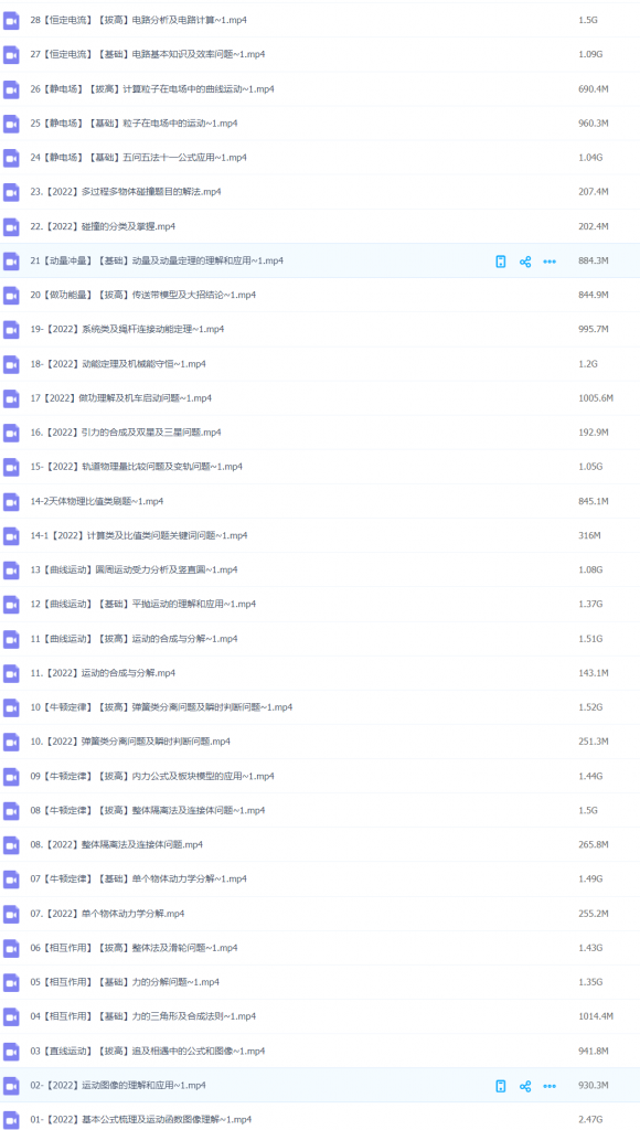 王羽2022届高考物理一轮复习暑秋联报 秋季直播课更新-第七天学堂 王羽2022届高考物理一轮复习暑秋联报 秋季直播课更新-第七天学堂